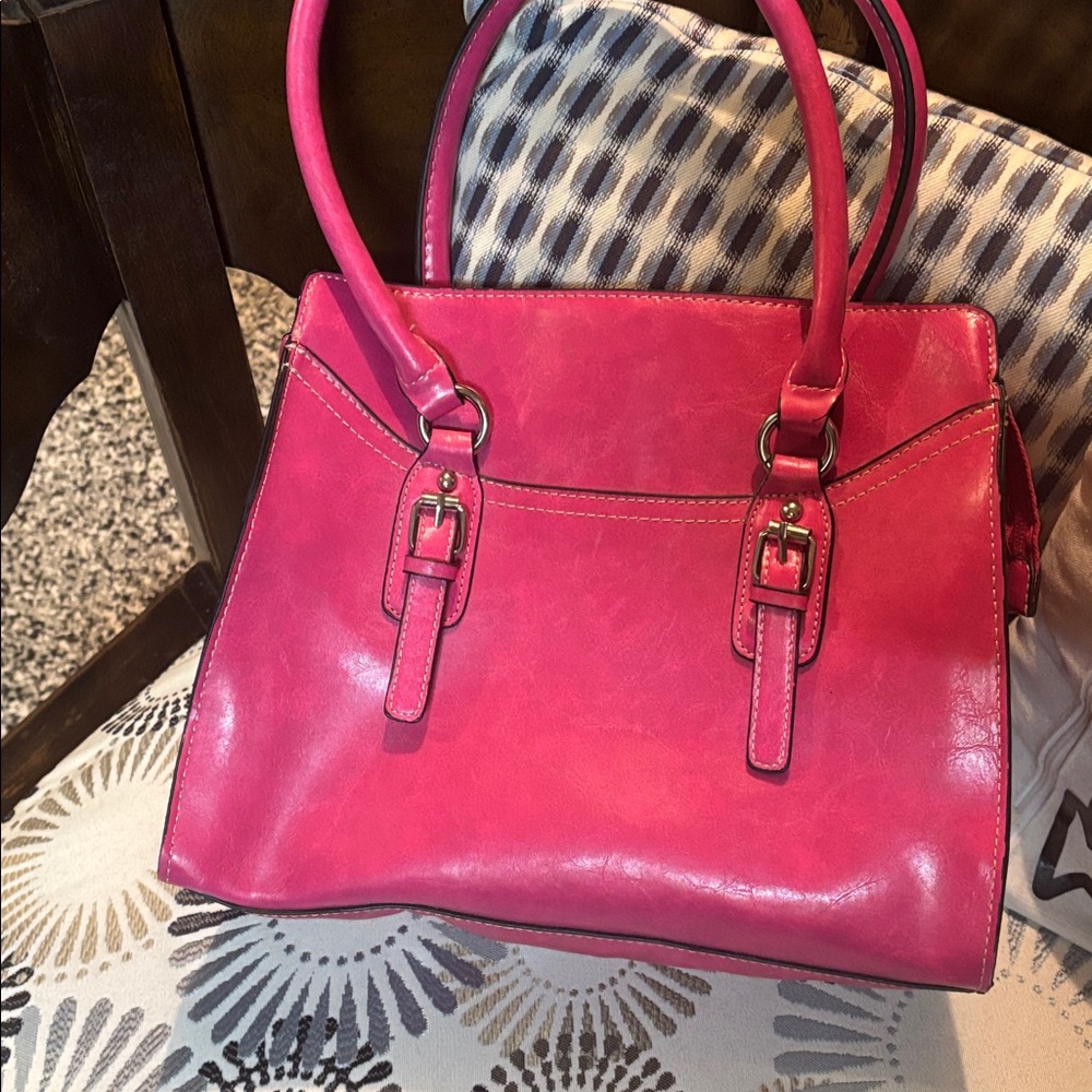 Elegant Hot Pink Women's Handbag